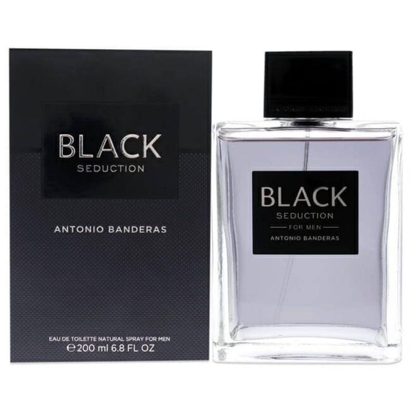 Seduction In Black by Antonio Banderas for Men - 6.8 oz EDT Spray