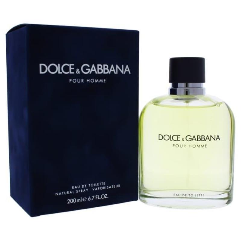 Dolce and Gabbana by Dolce and Gabbana for Men - 6.7 oz EDT Spray