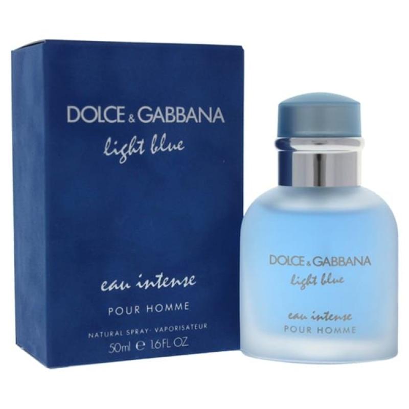 Light Blue Eau Intense by Dolce and Gabbana for Men - 1.6 oz EDP Spray ...