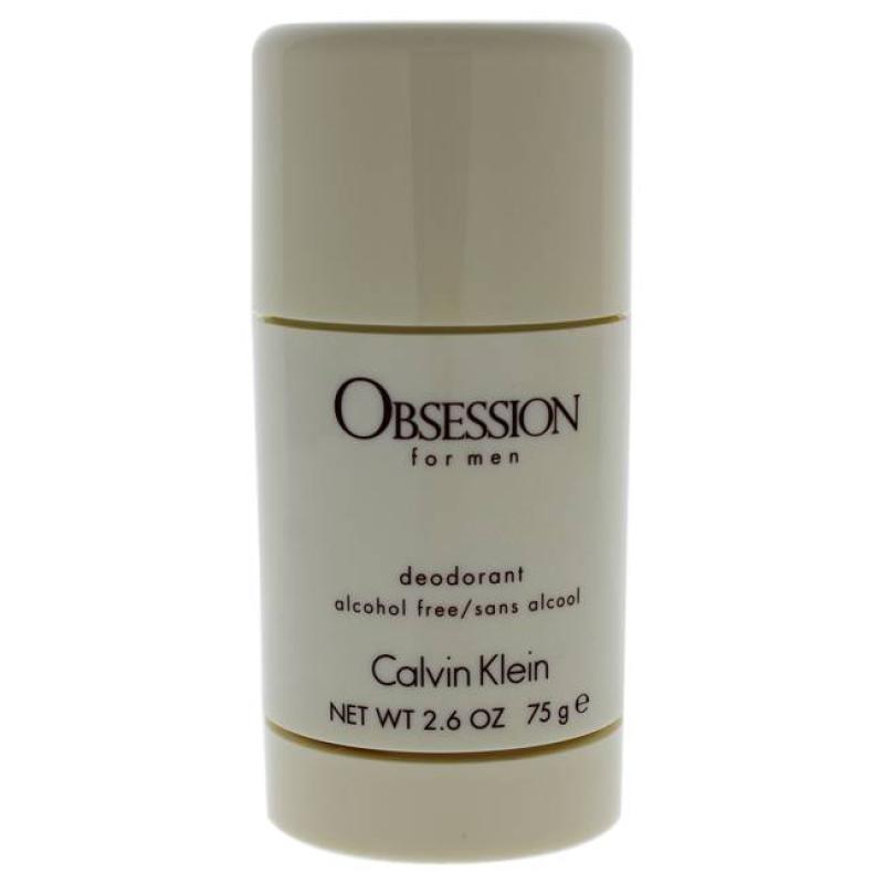 Obsession by Calvin Klein for Men - 2.6 oz Alcohol Free Deodorant Stick