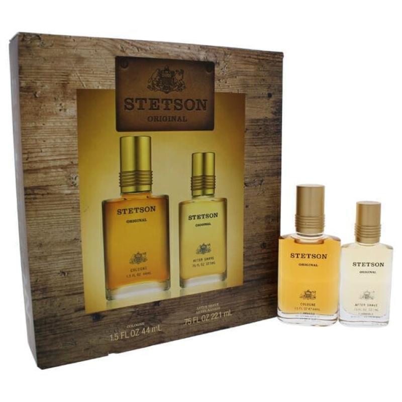 Stetson Original by Coty for Men - 2 Pc Gift Set 1.5oz Cologne Spray, 0.75oz After Shave