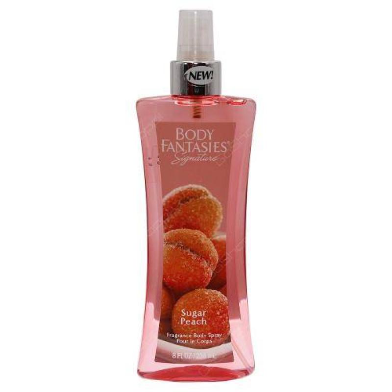 BODY FANTASIES SUGAR PEACH 8 OZ BODY SPRAY FOR WOMEN