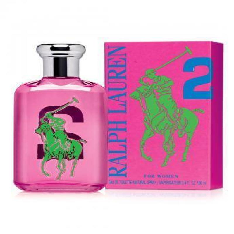 POLO BIG PONY #2 PINK 3.4 EDT SP FOR WOMEN