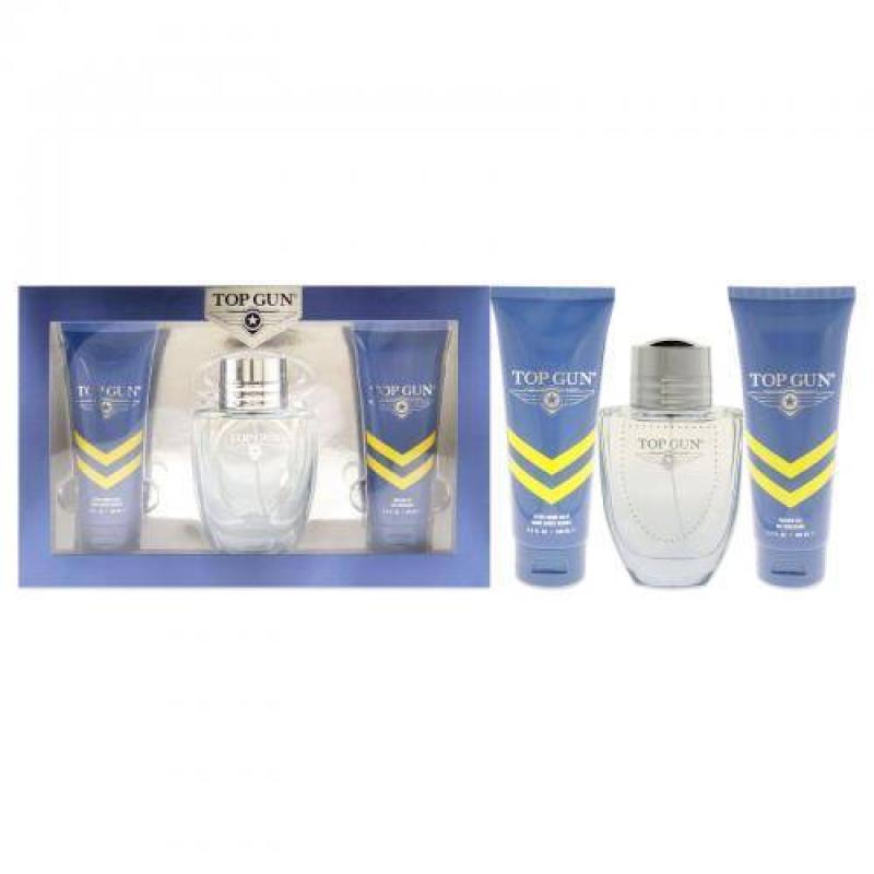 TOP GUN CHEVRON 3 PCS SET FOR MEN: 3.4 EDT SP