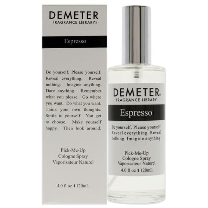 Espresso by Demeter for Unisex - 4 oz Cologne Spray