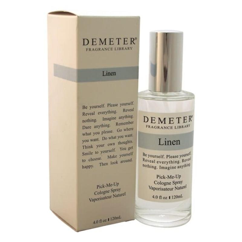 Linen by Demeter for Unisex - 4 oz Cologne Spray