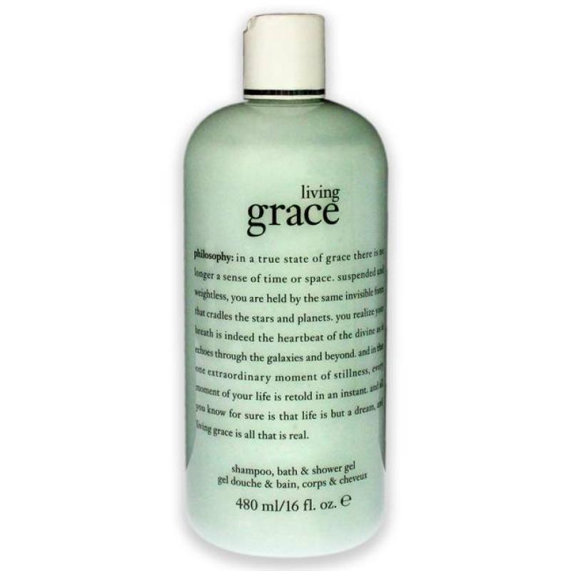 Living Grace Shampoo Bath &amp; Shower Gel By Philosophy For Unisex - 16 Oz Shower Gel