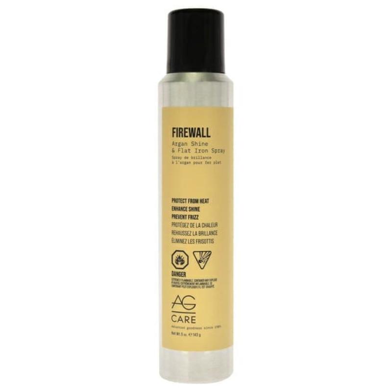 Firewall Argan Flat Iron Spray by AG Hair Cosmetics for Unisex - 5 oz Hair Spray