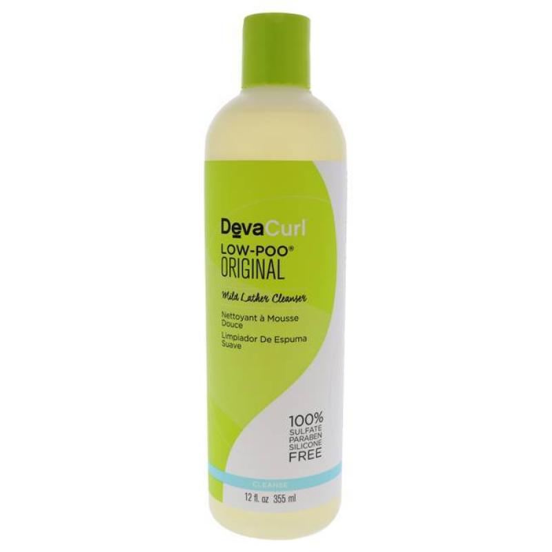 Low-Poo Original Mild Lather Cleanser by DevaCurl for Unisex - 12 oz Cleanser