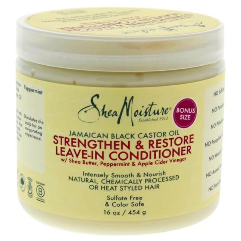 Jamaican Black Castor Oil Reparative Leave-In Conditioner by Shea Moisture for Unisex - 16 oz Conditioner