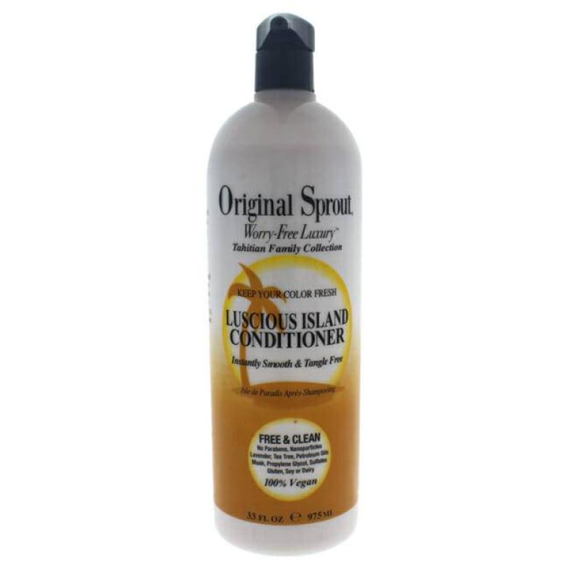 Luscious Island Conditioner by Original Sprout for Unisex - 33 oz Conditioner