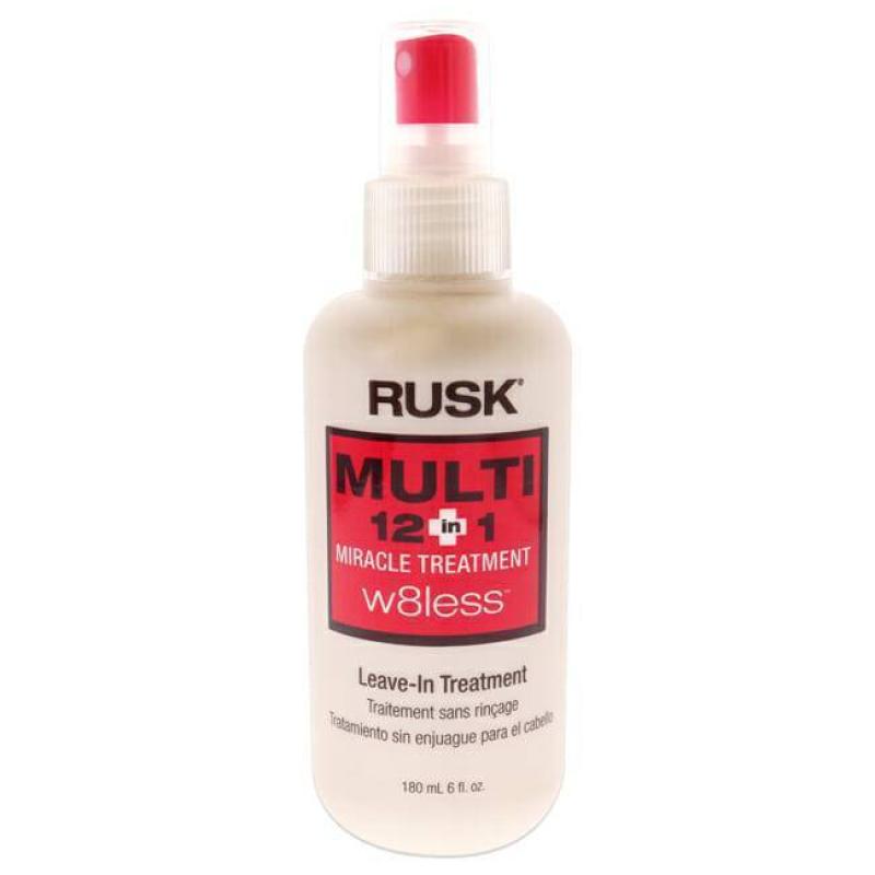 W8less Multi 12 in 1 Miracle Leave-In Treatment by Rusk for Unisex - 6 oz Treatment