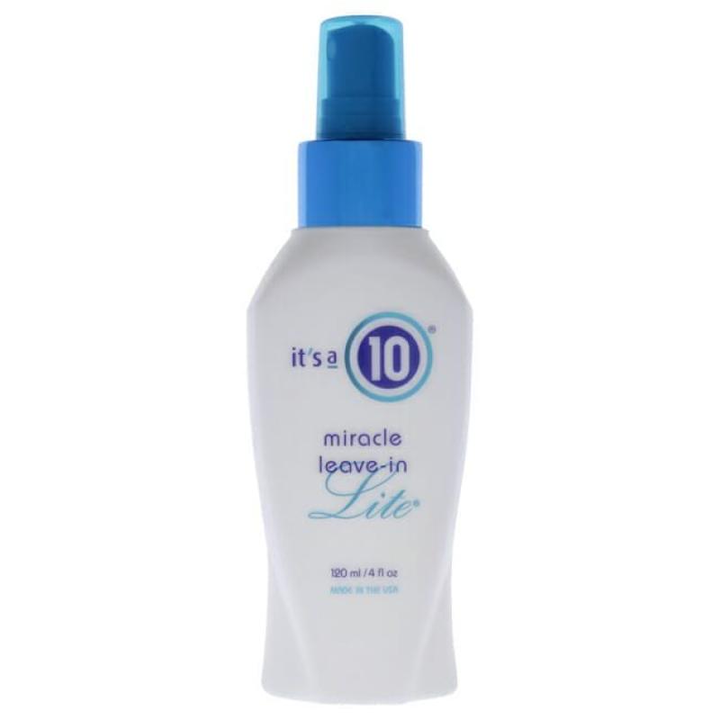 Miracle Leave-In Lite by Its A 10 for Unisex - 4 oz Spray