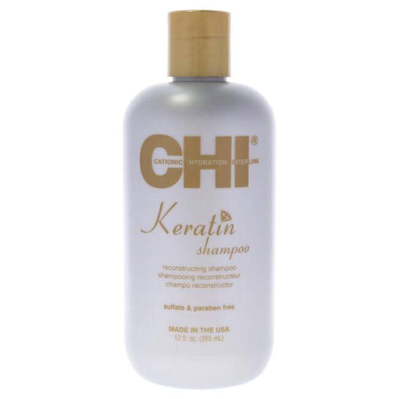 Keratin Reconstructing Shampoo by CHI for Unisex - 12 oz Shampoo