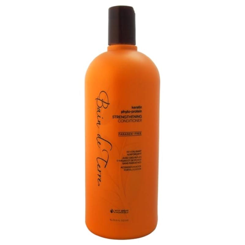 Keratin Phyto-Protein Sulfate-Free Strengthening Conditioner by Bain de Terre for Unisex - 33.8 oz Conditioner