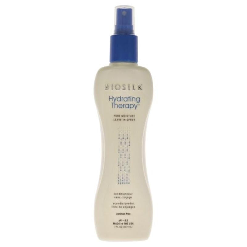 Hydrating Therapy Pure Moisture Leave In Spray by Biosilk for Unisex - 7 oz Hair Spray