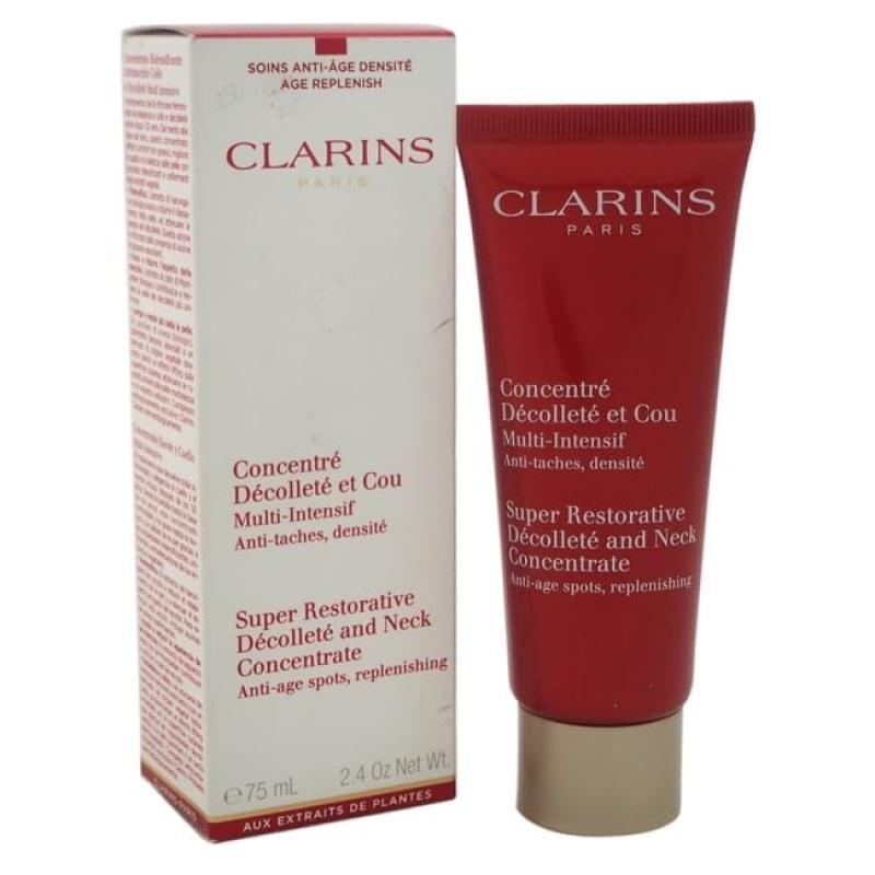 Super Restorative Decollete and Neck Concentrate by Clarins for Unisex - 2.5 oz Cream