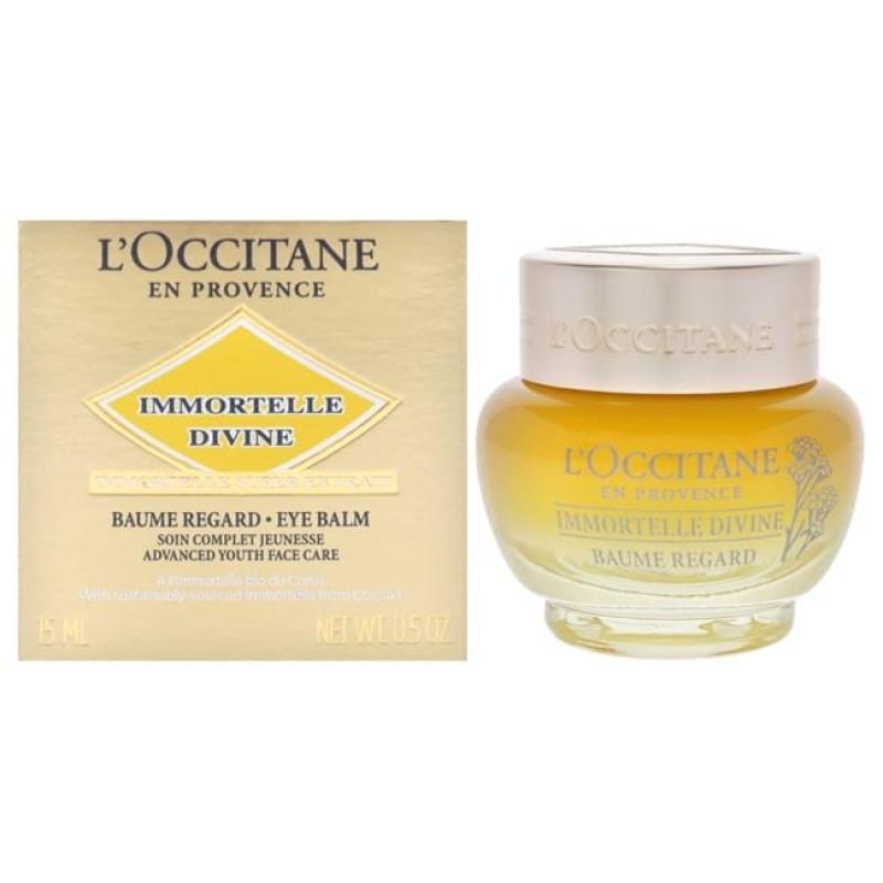 Immortelle Divine Eye Balm by LOccitane for Unisex - 0.5 oz Balm