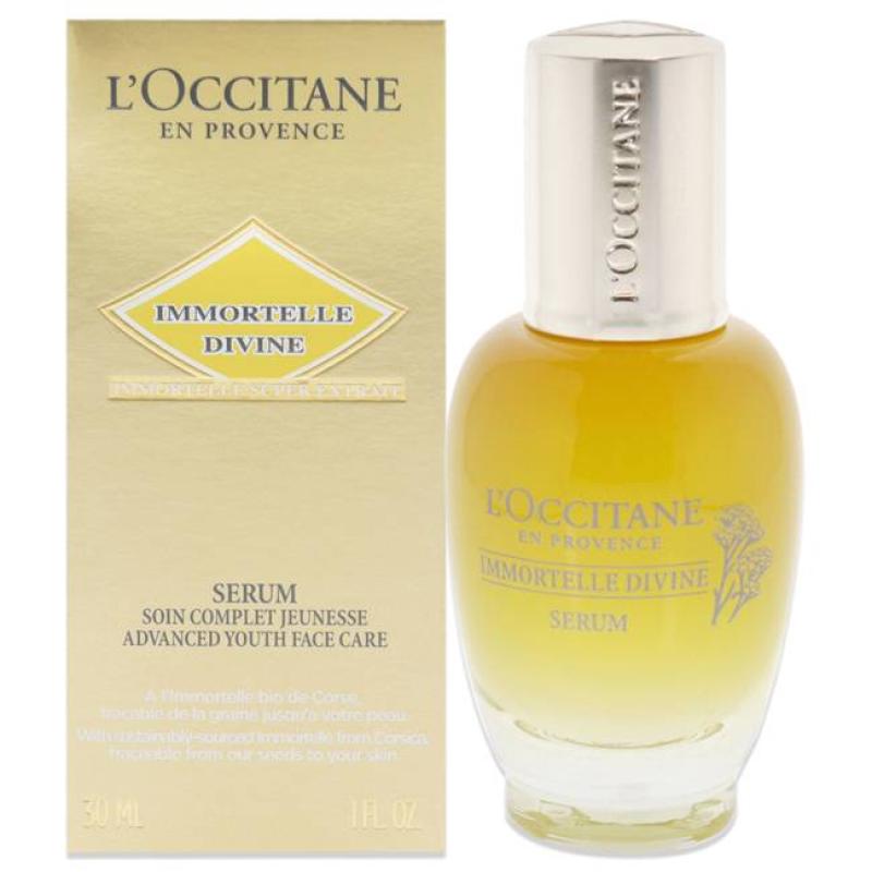 Immortelle Divine Serum - Advanced Youth Face Care by LOccitane for Unisex - 1 oz Serum