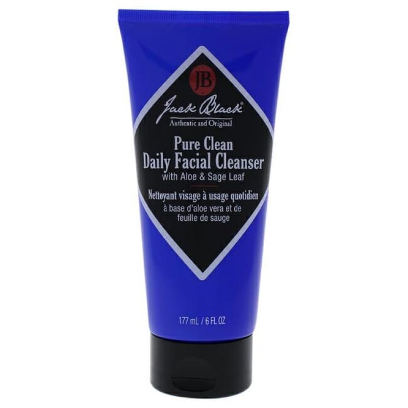 Pure Clean Daily Facial Cleanser by Jack Black for Men - 6 oz Cleanser