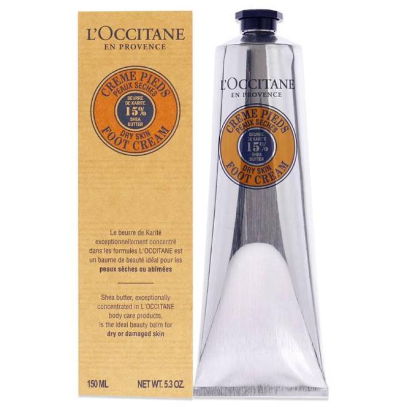 Shea Butter Foot Cream - Dry Skin by Loccitane for Unisex - 5.2 oz Cream