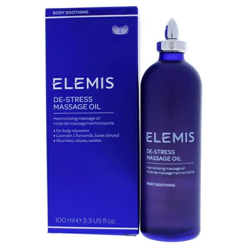 De-Stress Massage Oil by Elemis for Unisex - 3.3 oz Body Oil