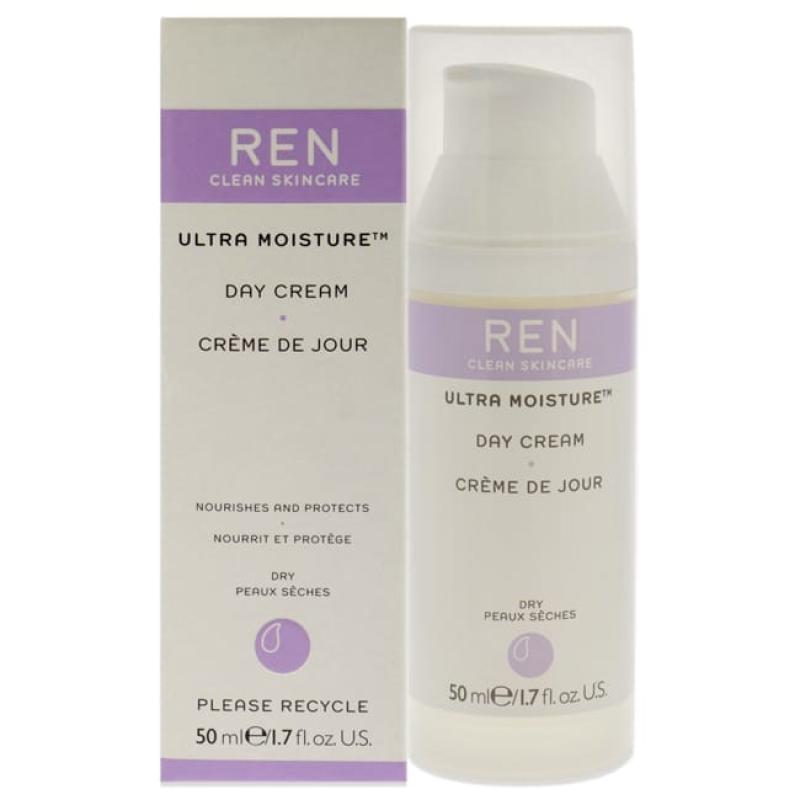 Ultra Moisture Day Cream by REN for Unisex - 1.7 oz Cream