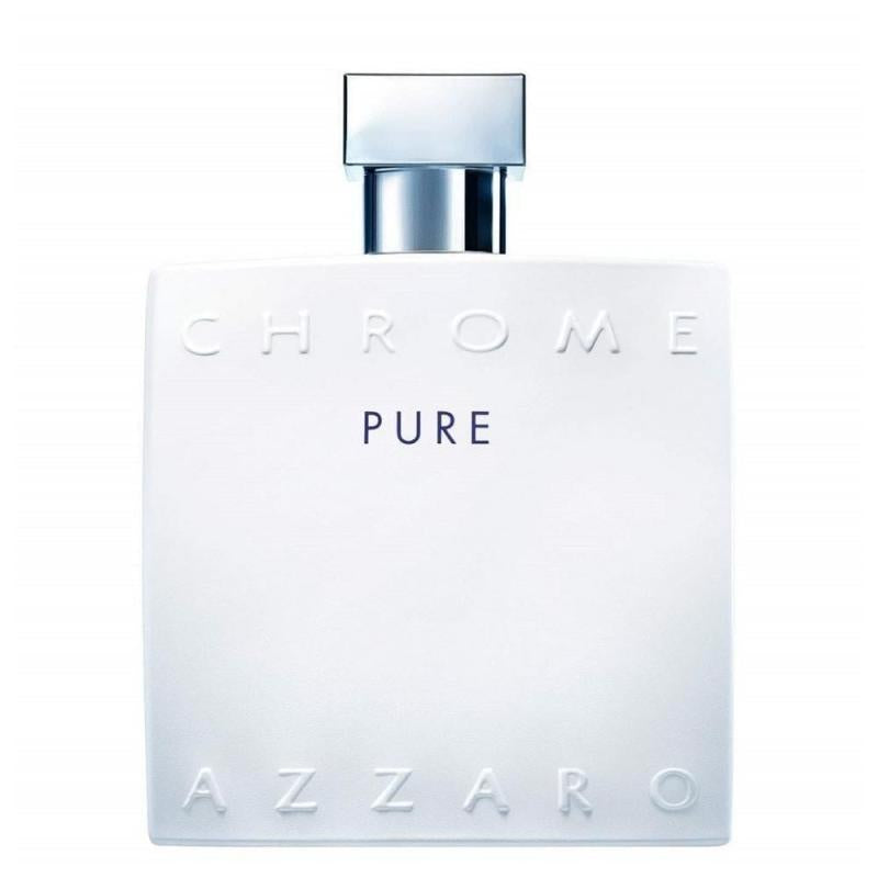 Azzaro Chrome Pure   Eau De Toilette For Men 3.4 oz / 100 ml