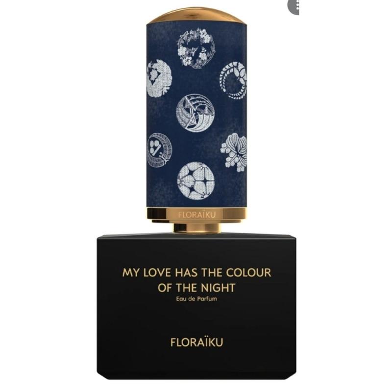 Floraiku Paris My Love Has The Color Of The Night 1.6 oz / 50 ml Eau De Parfum and 10 ml Travel Spray and Purse Spray Coffret