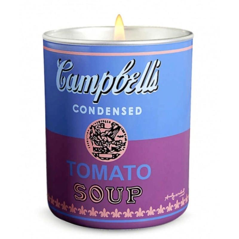 Andy Warhol Campbell Blue Purple 5 oz / 140 g  Burn Time : 40 hours