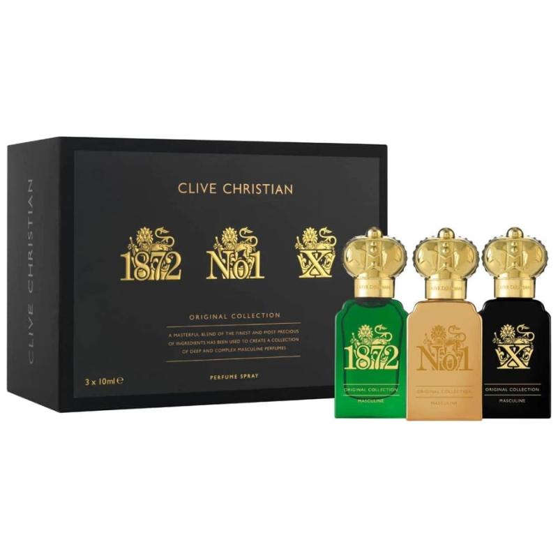 Clive Christian Travelers Set Masculine 3 x 10 ml Parfum Travelers Set For Men