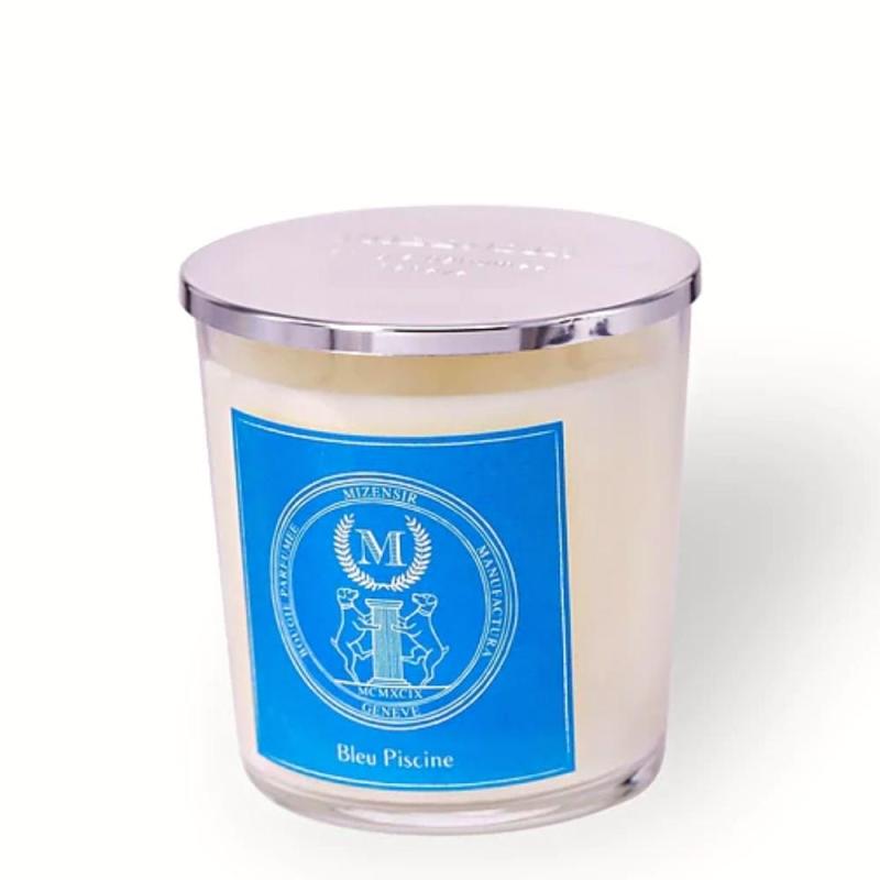 MIZENSIR Bleu Piscine Summer Candle 230g-8.1Oz Summer CLASSIC CANDLE.