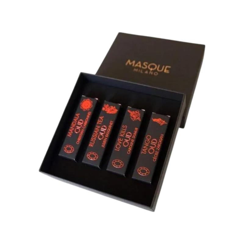 Masque Milano Fragrances Discovery Kit Rubi Colletion 4 x 0.06 oz / 2 ml Eau De Parfum Unisex