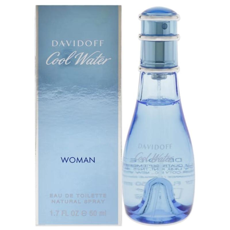 Cool Water by Davidoff for Women - 1.7 oz EDT Spray