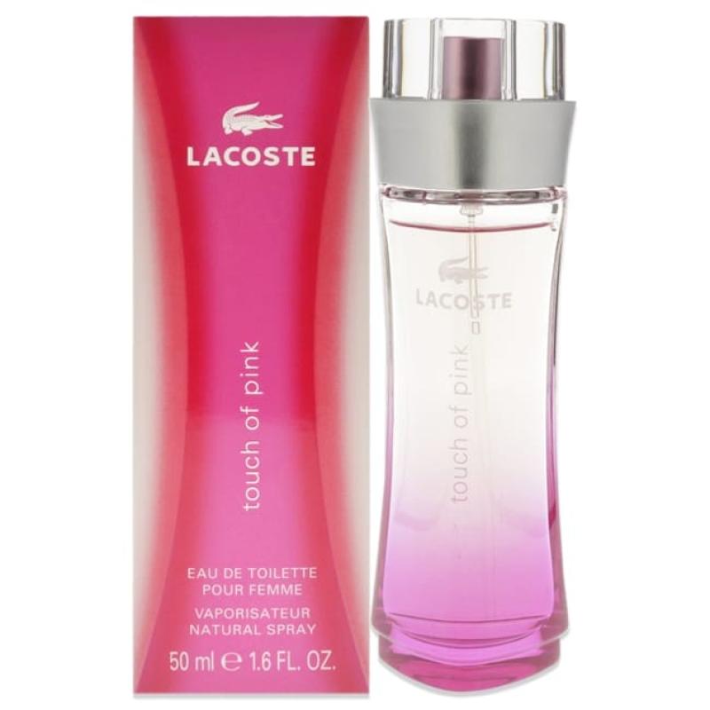 Touch of Pink by Lacoste for Women - 1.6 oz EDT Spray