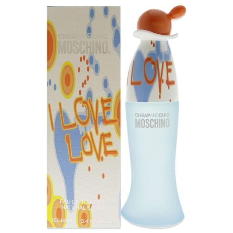 I Love Love Cheap And Chic by Moschino for Women - 3.4 oz EDT Spray