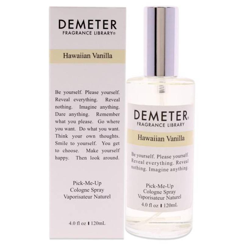 Hawaiian Vanilla by Demeter for Women - 4 oz Cologne Spray