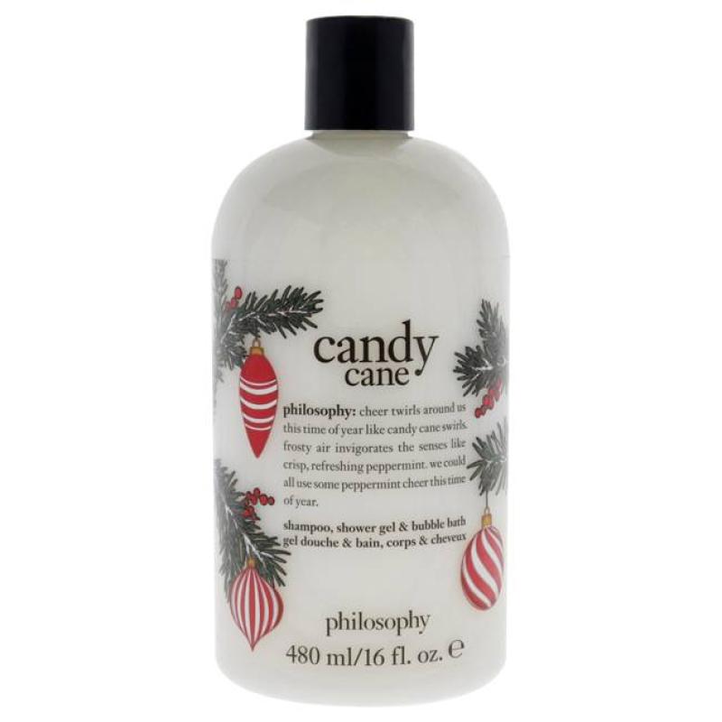 Candy Cane by Philosophy for Women - 16 oz Shampoo, Shower Gel and Bubble Bath