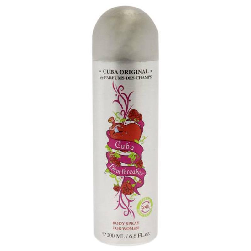 Cuba Heartbreaker by Cuba for Women - 6.6 oz Body Spray