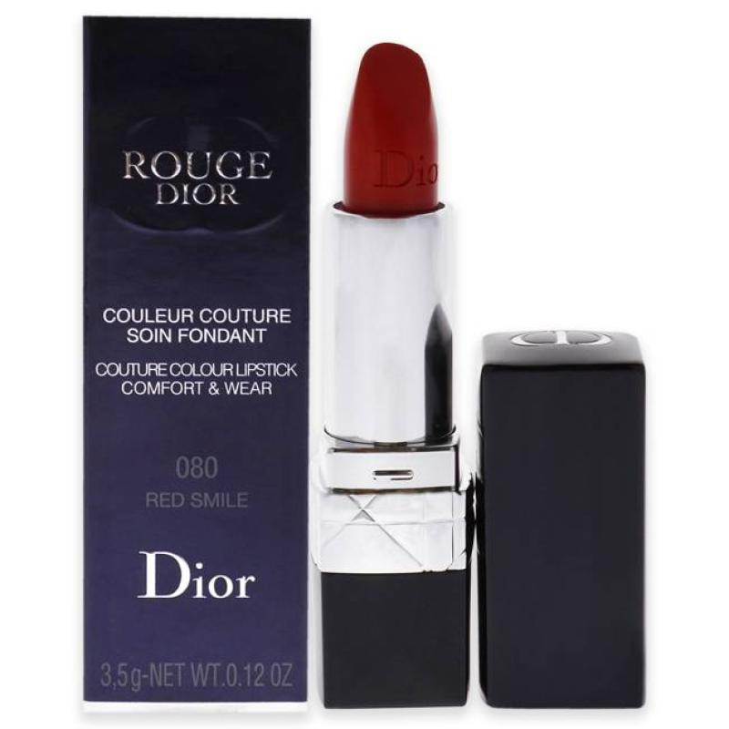 Rouge Dior Couture Colour Comfort and Wear Lipstick - 080 Red Smile by Christian Dior for Women - 0.12 oz Lipstick