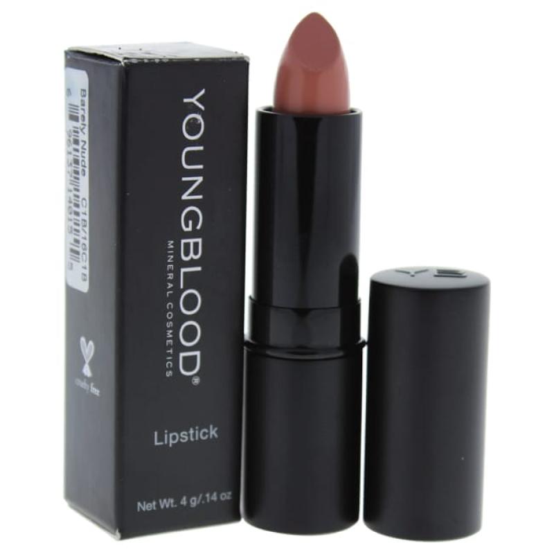 Mineral Creme Lipstick - Barely Nude by Youngblood for Women - 0.14 oz Lipstick