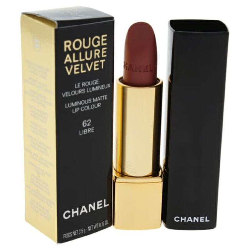 Rouge Allure Velvet Luminous Matte Lip Colour - 62 Libre by Chanel for Women - 0.12 oz Lipstick