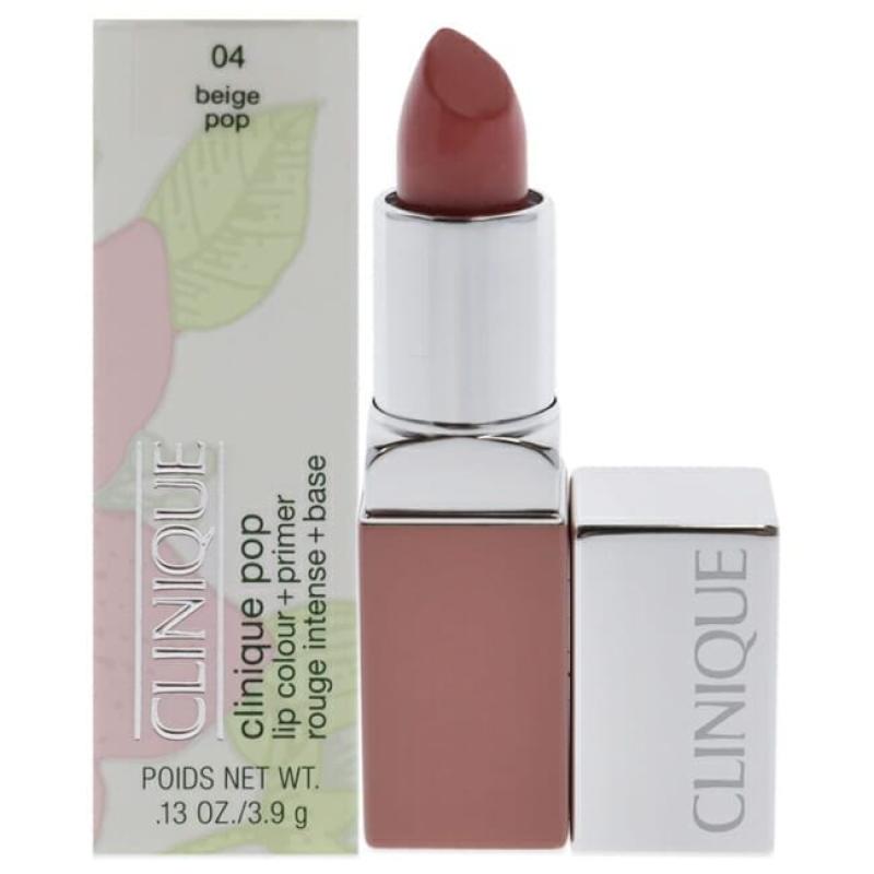 Clinique Pop Lip Colour Plus Primer - 04 Beige Pop by Clinique for Women - 0.13 oz Lipstick