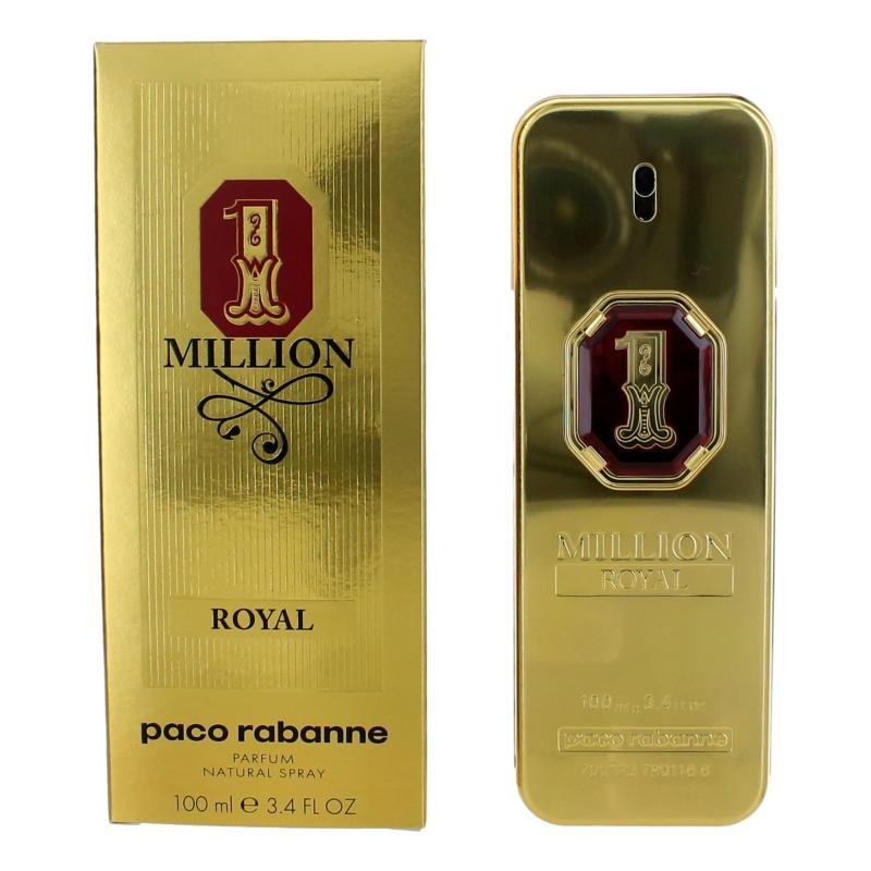 1 Million Royal By Paco Rabanne, 3.4 Oz Pure Parfum Spray For Men