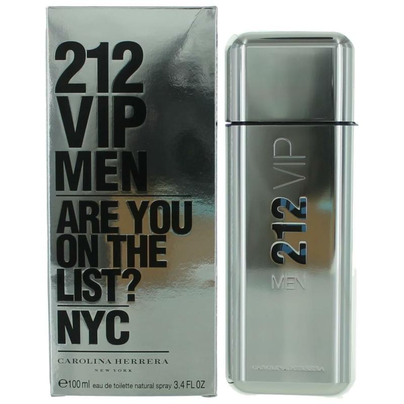 212 Vip By Carolina Herrera, 3.4 Oz Eau De Toilette Spray For Men