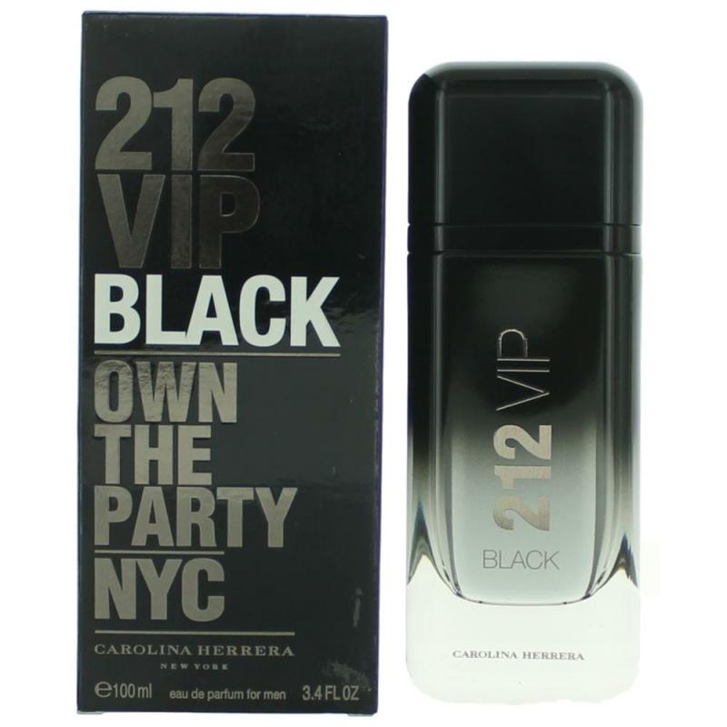 212 Vip Black By Carolina Herrera, 3.4 Oz Eau De Parfum Spray For Men