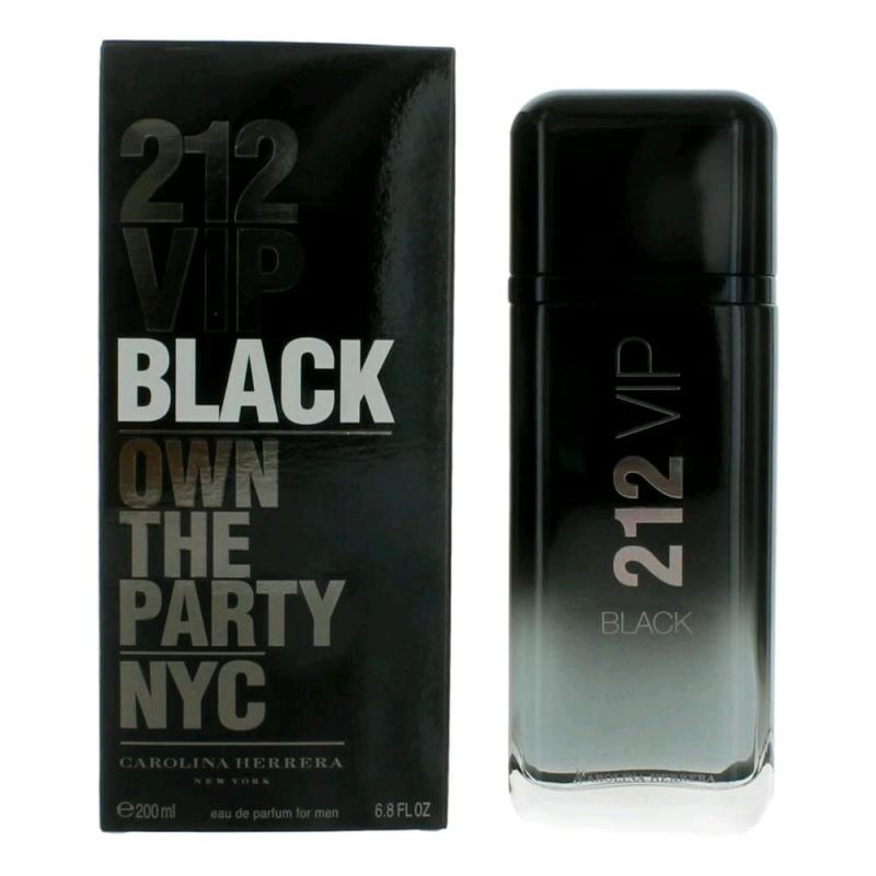 212 Vip Black By Carolina Herrera, 6.8 Oz Eau De Parfum Spray For Men