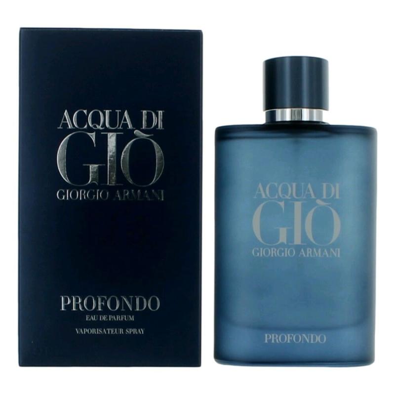 Acqua Di Gio Profondo By Giorgio Armani, 4.2 Oz Eau De Parfum Spray For Men