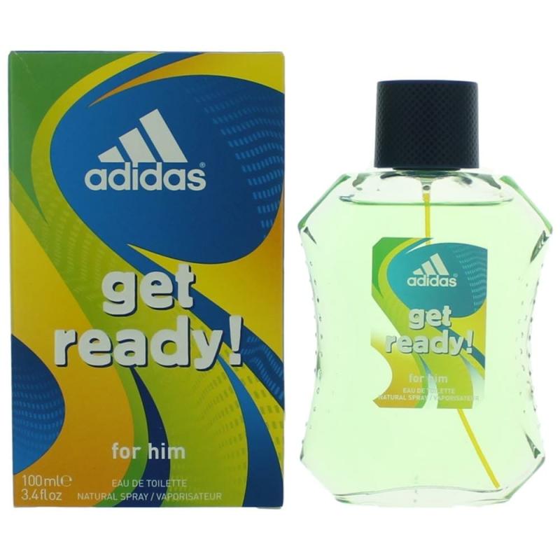 Adidas Get Ready By Adidas, 3.4 Oz Eau De Toilette Spray For Men