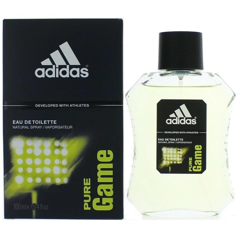 Adidas Pure Game By Adidas, 3.4 Oz Eau De Toilette Spray For Men